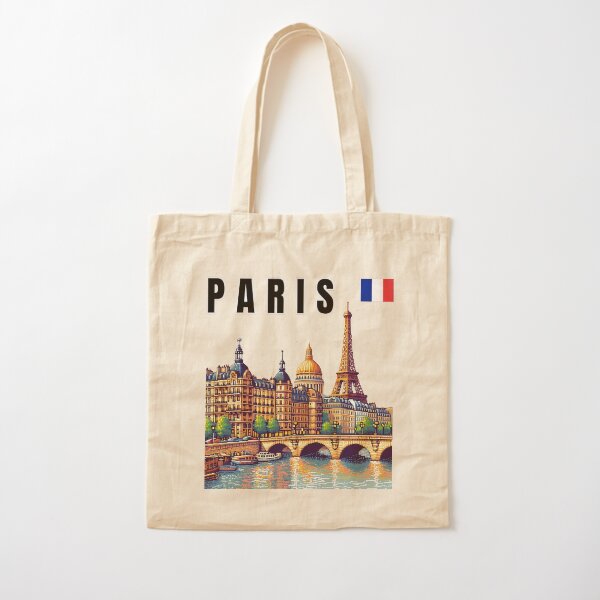 Item preview, Enchanting Paris Skyline Art - Eiffel Tower & French Flag Cityscape designed and sold by Psycho-Crazy.