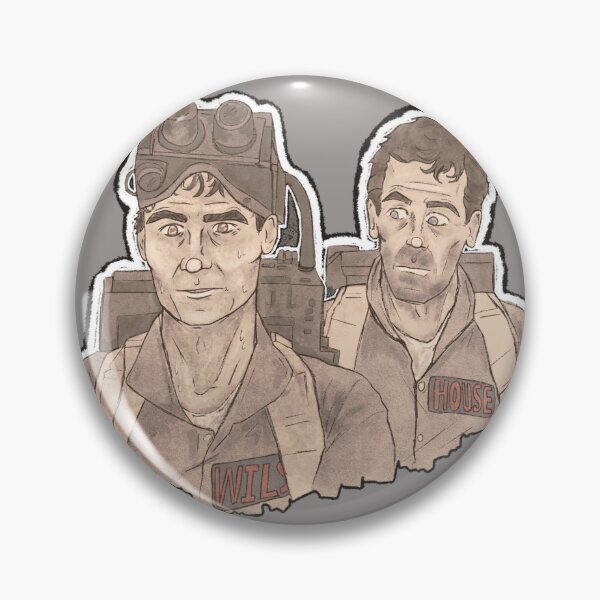 Item preview, HouseMD Ghostbusters Crossover Sticker designed and sold by SherlockonOpium.