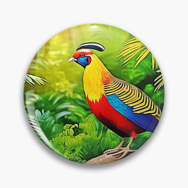 Item preview, Golden Pheasant Bright Design designed and sold by Health And Fitness Posts e-Store.