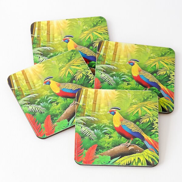 Item preview, Golden Pheasant Bright Design designed and sold by Health And Fitness Posts e-Store.