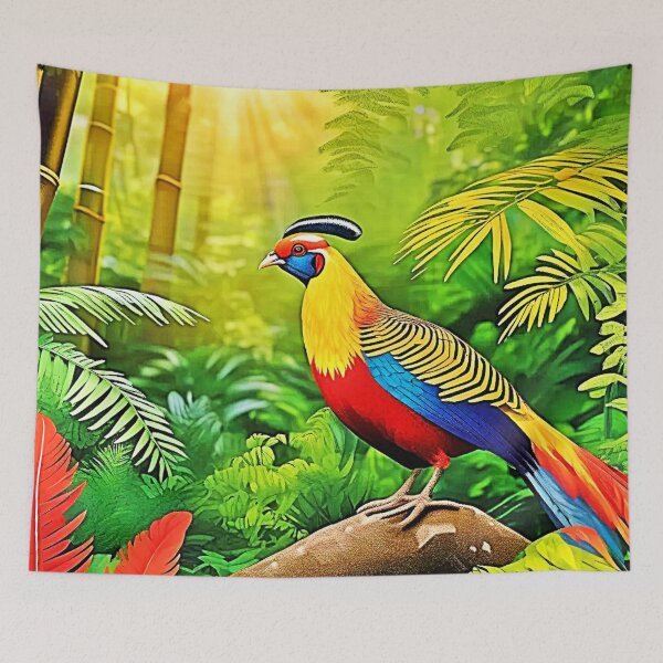Item preview, Golden Pheasant Bright Design designed and sold by Health And Fitness Posts e-Store.