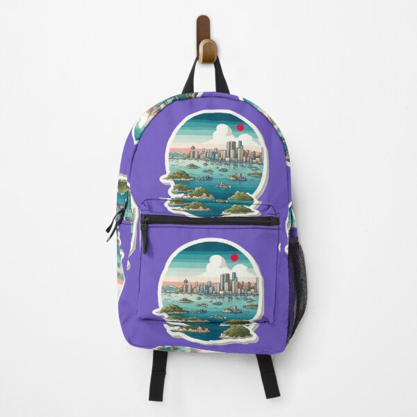 Item preview, and more Cute Sketch of Matsushima Bay with Floating Islands, Japan, designed and sold by PaintMeWorld.