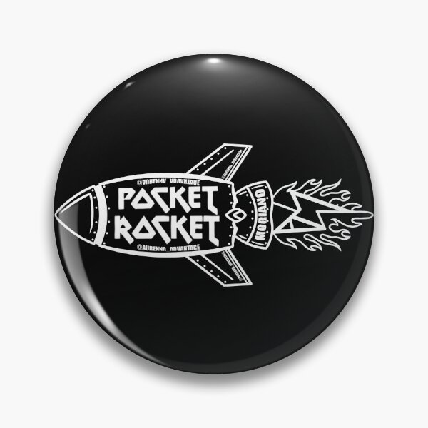 Item preview, Pocket Rocket Moriano Logo designed and sold by MORIANO TATTOOS.