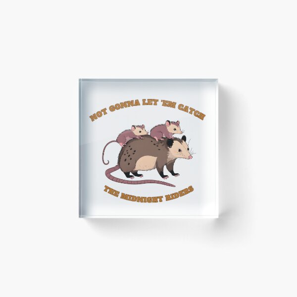 Item preview, Possum Mama and babies, not gonna let 'em catch the midnight riders designed and sold by fenrirwulf68.