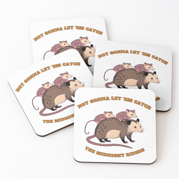 Item preview, Possum Mama and babies, not gonna let 'em catch the midnight riders designed and sold by fenrirwulf68.
