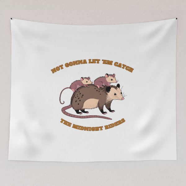 Item preview, Possum Mama and babies, not gonna let 'em catch the midnight riders designed and sold by fenrirwulf68.
