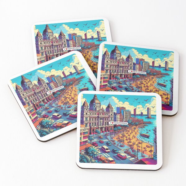 Item preview, Montevideo Uruguay Vacation AI Art – Perfect for Travel Lovers, City Enthusiasts & Stylish Urban Accessories designed and sold by knalpot-design.