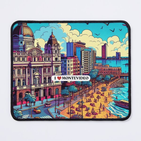 Item preview, Montevideo Uruguay Vacation AI Art – Perfect for Travel Lovers, City Enthusiasts & Stylish Urban Accessories designed and sold by knalpot-design.