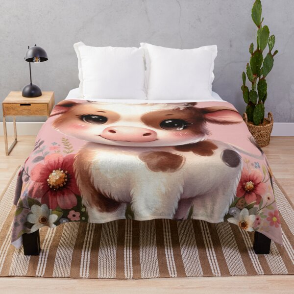 Item preview, "Adorable Baby Cow Grazing" designed and sold by Brochamorocha.