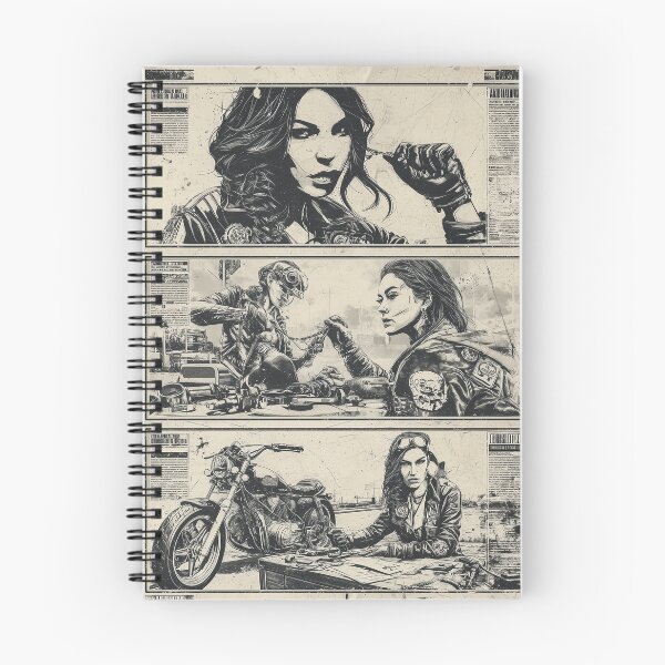 Item preview, Blueprint Rebellion - She Draws Torque designed and sold by SteadyRolling.