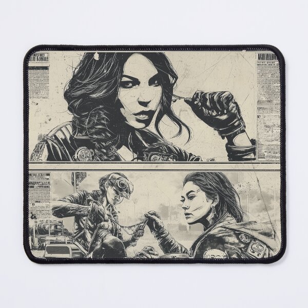 Item preview, Blueprint Rebellion - She Draws Torque designed and sold by SteadyRolling.