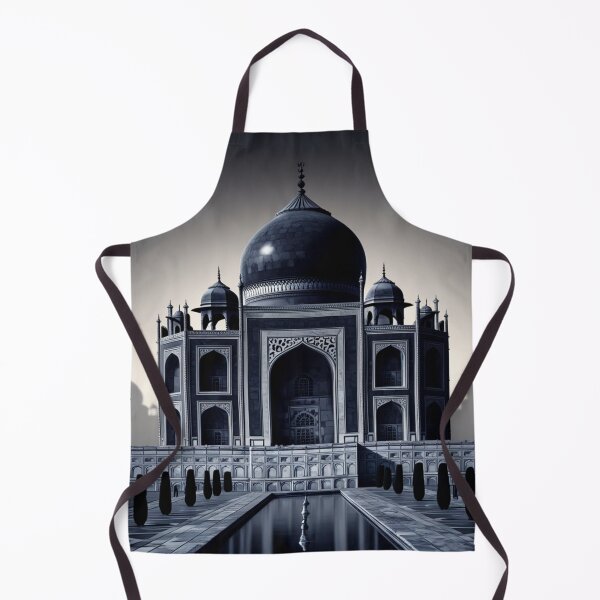 Item preview, Tajmahal in Black Color Black Beauty Ghibli Effect designed and sold by Design E Khaas.