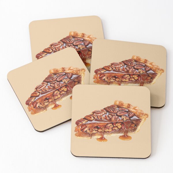 Item preview, Pecan Caramel Slice of Pie designed and sold by Violet Peonies.