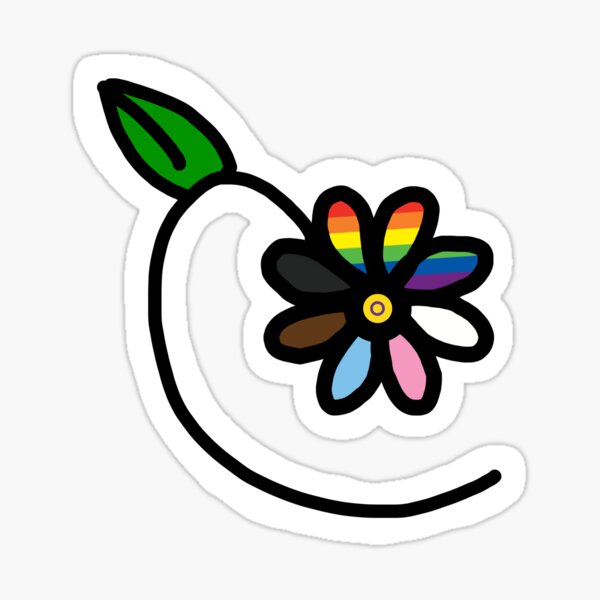 Item preview, Flower Power - Inclusive Progress Pride Flower designed and sold by cjo582.