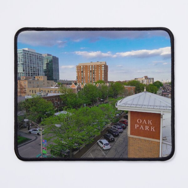 Item preview, Oak Park from Marion Street designed and sold by FlyChi708.