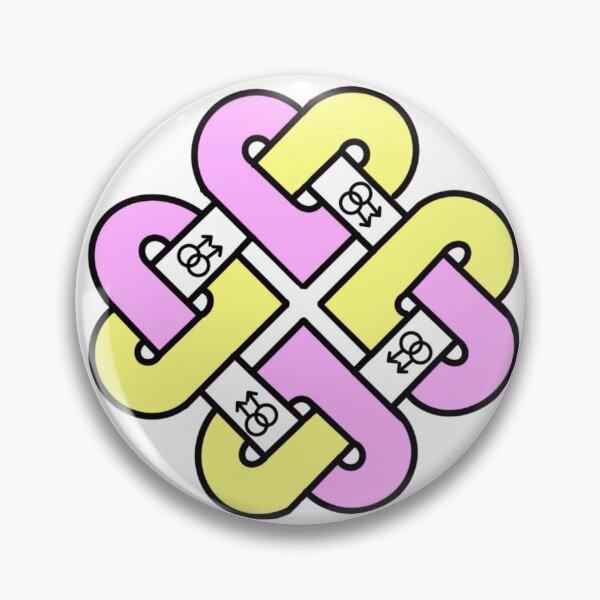 Item preview, Celtic Quarter Heart Pride Knot - Twink Color Block  designed and sold by cjo582.