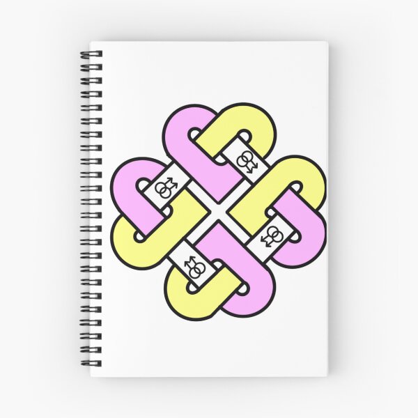 Item preview, Celtic Quarter Heart Pride Knot - Twink Color Block  designed and sold by cjo582.
