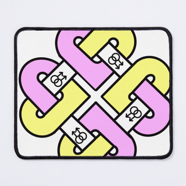 Item preview, Celtic Quarter Heart Pride Knot - Twink Color Block  designed and sold by cjo582.