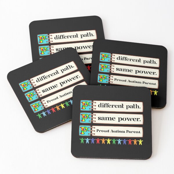 Item preview, Different Path. Same Power. Proud Autism Parent Design designed and sold by Raise2Shine.