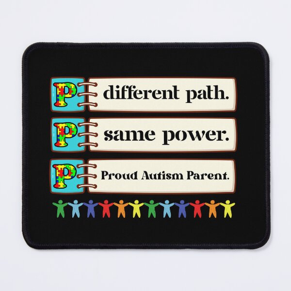 Item preview, Different Path. Same Power. Proud Autism Parent Design designed and sold by Raise2Shine.