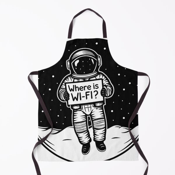 Artikelvorschau, Lustiger Astronaut auf der Suche nach WLAN – Space Meme Design entworfen und verkauft von Lionkerey.