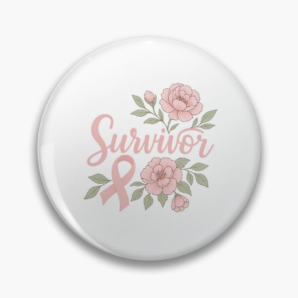 Aperçu de l'œuvre Survivante du cancer du sein – T-shirt audacieux avec ruban rose créée et vendue par damiang.