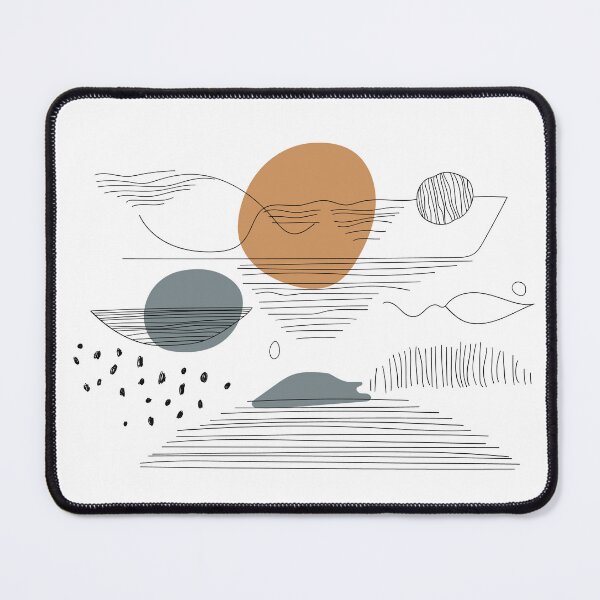 Artikelvorschau, Mixed Abstract Elements – Playful Minimal Composition entworfen und verkauft von Artinel.