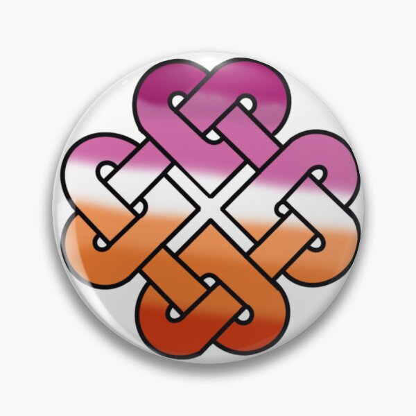Item preview, Celtic Quarter Heart Pride Knot - Lesbian Variant designed and sold by cjo582.