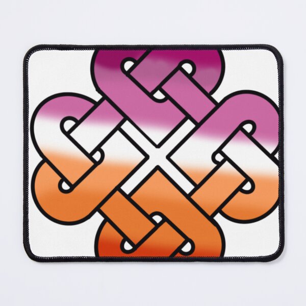 Item preview, Celtic Quarter Heart Pride Knot - Lesbian Variant designed and sold by cjo582.