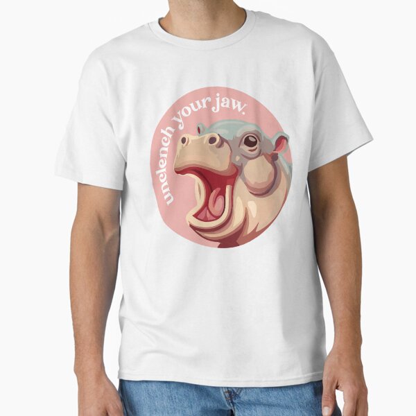 Item preview, Unclench Your Jaw – Baby Hippo designed and sold by AlyCastelluccio.
