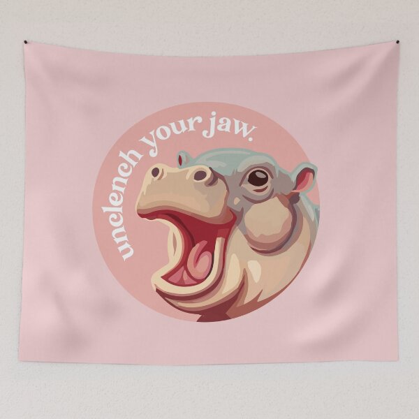 Item preview, Unclench Your Jaw – Baby Hippo designed and sold by AlyCastelluccio.