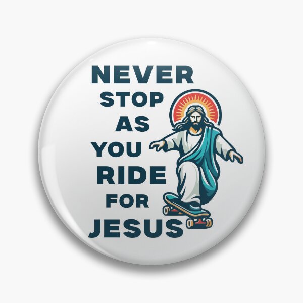 Item preview, Never stop as you ride for Jesus designed and sold by Scaryzz.