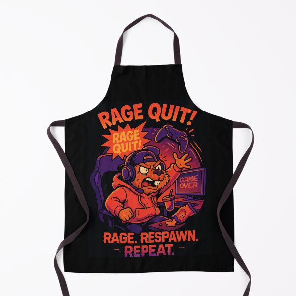 Item preview, Capybara Gamer Rage Quit Funny Design - Rage Respawn Repeat Gaming Animal Love designed and sold by Shabby Script Archive | Digital Designer .