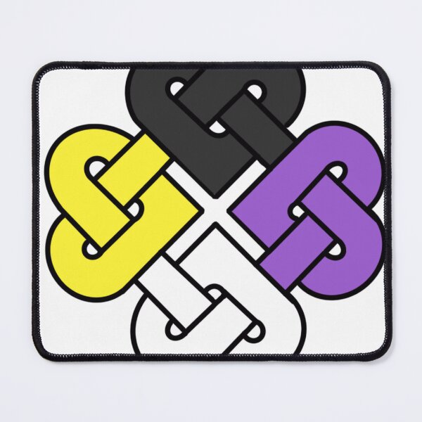 Item preview, Celtic Quarter Heart Pride Knot - NB Color Block designed and sold by cjo582.