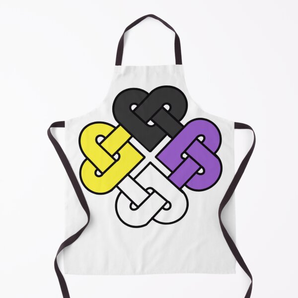 Item preview, Celtic Quarter Heart Pride Knot - NB Color Block designed and sold by cjo582.