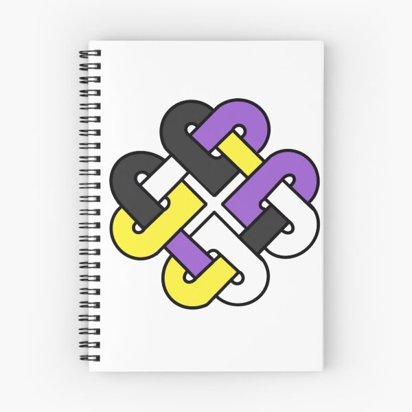 Item preview, Celtic Quarter Heart Pride Knot - NB Color Block Variant designed and sold by cjo582.