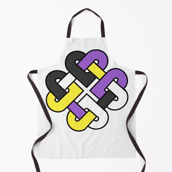 Item preview, Celtic Quarter Heart Pride Knot - NB Color Block Variant designed and sold by cjo582.