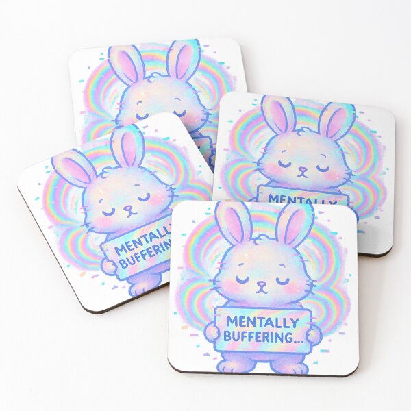 Item preview, Mentally Buffering holographic sticker designed and sold by MindsInBloom.
