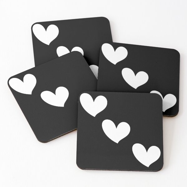 Item preview, White hearts designed and sold by Paper Drip.