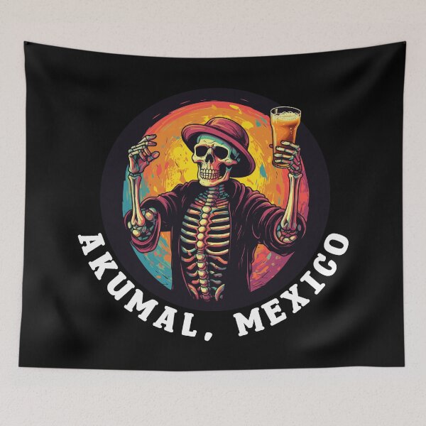 Item preview, Akumal Mexico (with White Lettering) designed and sold by VelvetRoom.