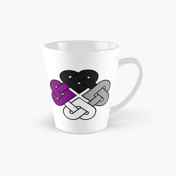 Item preview, Celtic Quarter Heart Pride Knot - Asexual | Ace Color Block designed and sold by cjo582.