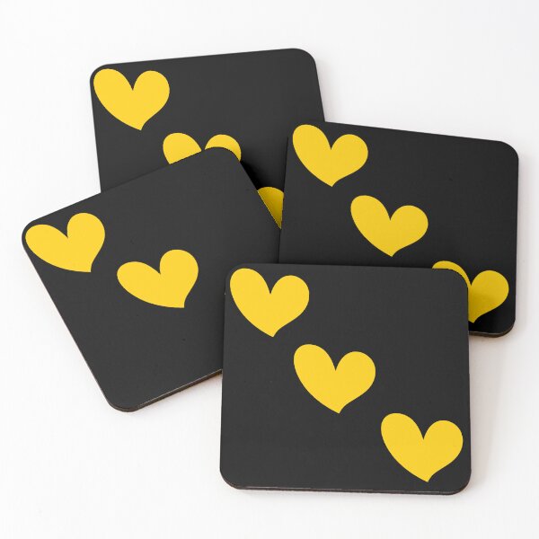 Item preview, Yellow hearts designed and sold by Paper Drip.
