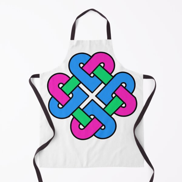 Item preview, Celtic Quarter Heart Pride Knot - PolySexual Color Block Variant designed and sold by cjo582.