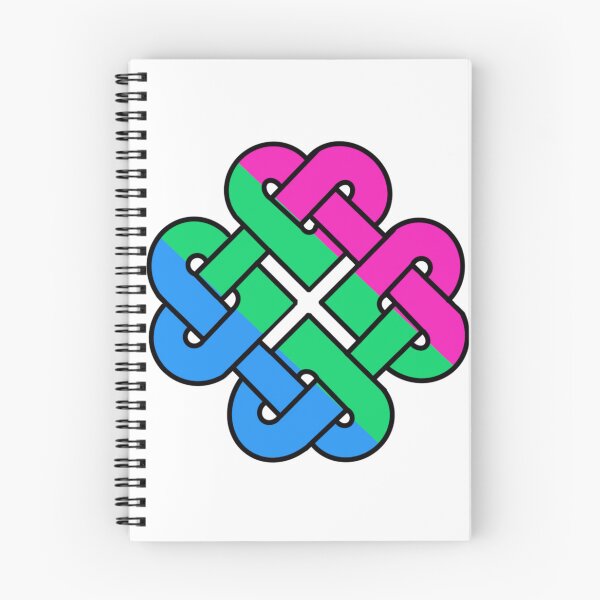Item preview, Celtic Quarter Heart Pride Knot - Polysexual  designed and sold by cjo582.