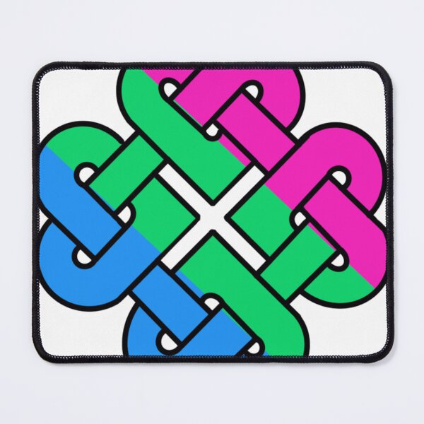Item preview, Celtic Quarter Heart Pride Knot - Polysexual  designed and sold by cjo582.