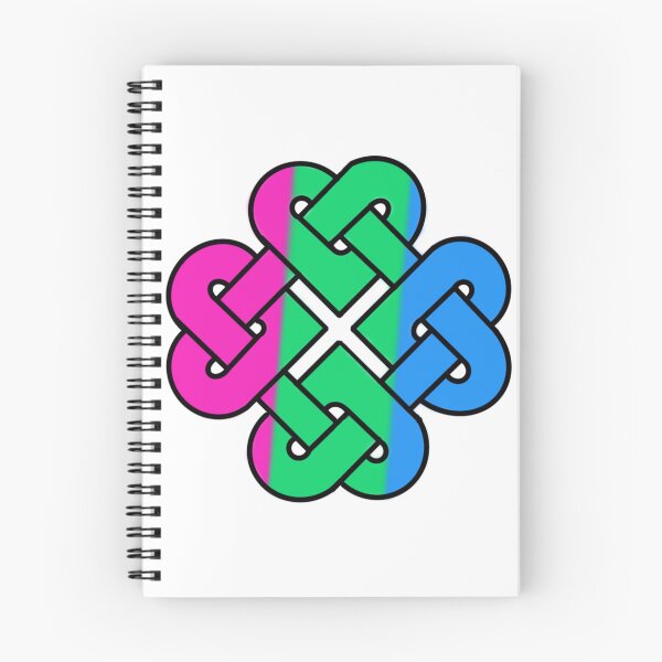Item preview, Celtic Quarter Heart Pride Knot - Polysexual Variant designed and sold by cjo582.