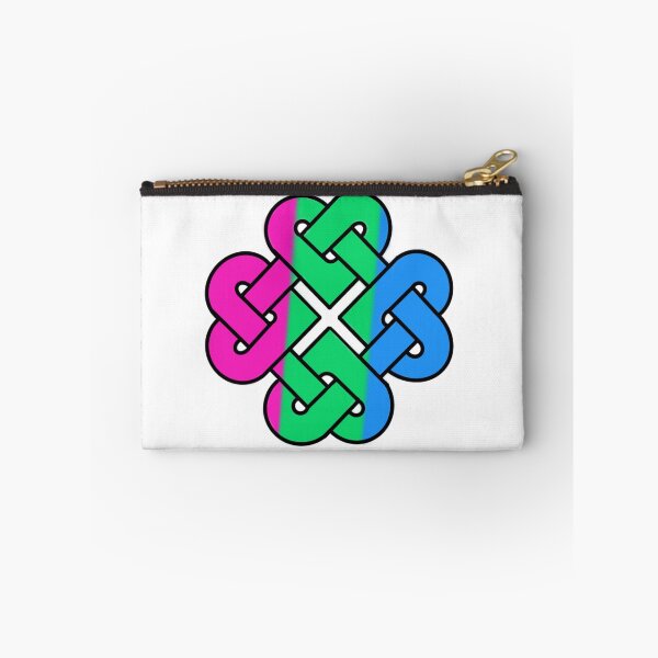 Item preview, Celtic Quarter Heart Pride Knot - Polysexual Variant designed and sold by cjo582.
