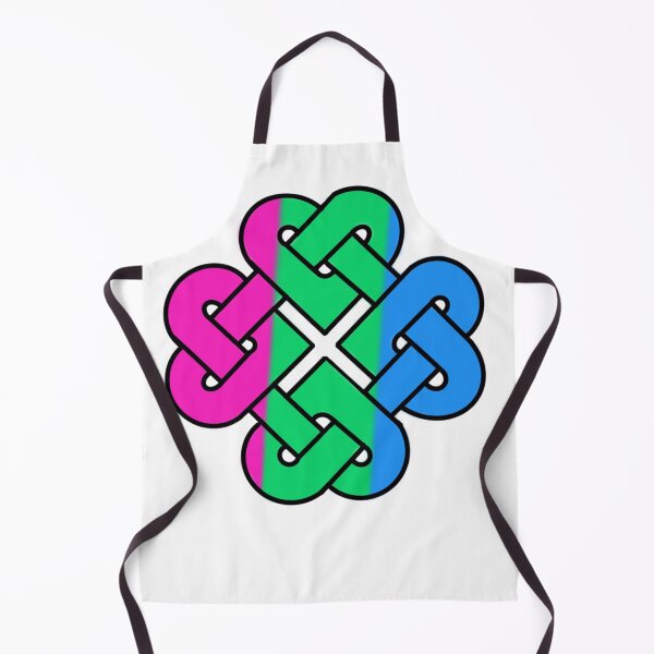 Item preview, Celtic Quarter Heart Pride Knot - Polysexual Variant designed and sold by cjo582.