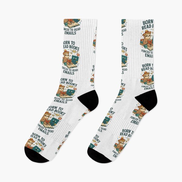 Item preview, Born To Read Books Forced To Read Emails designed and sold by DOPANDA ..