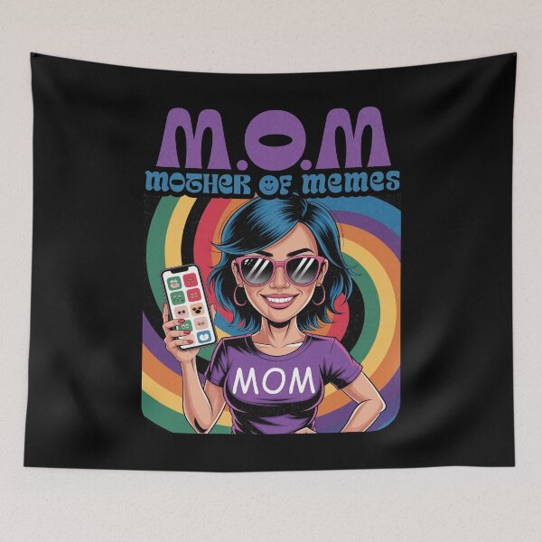 Item preview, M.O.M - Mother of Memes Retro Cool Mom designed and sold by KZbubble.